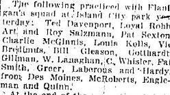 1916 Players