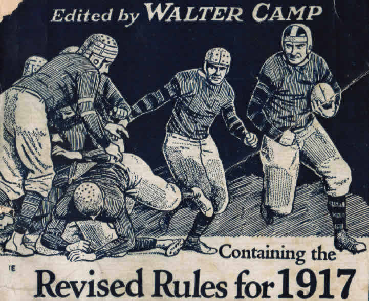 1920 Walter Camp Rules - Book Cover